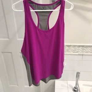 EUC Athleta XL Tank Top Purple and Gray